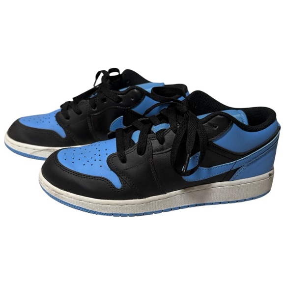 Jordan Other - Air Jordan 1 Low University Blue Black Youth 7Y Sneakers Streetwear